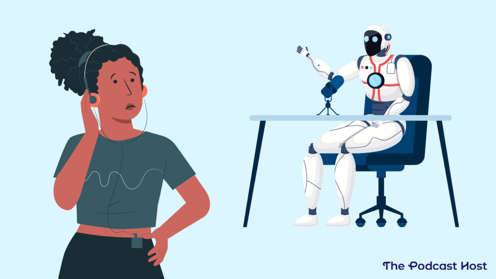 podcast listener unhappy listening to AI podcast
