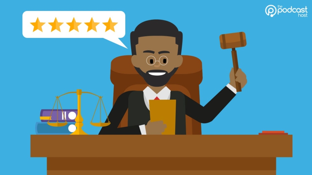 podcast judge 5 star review