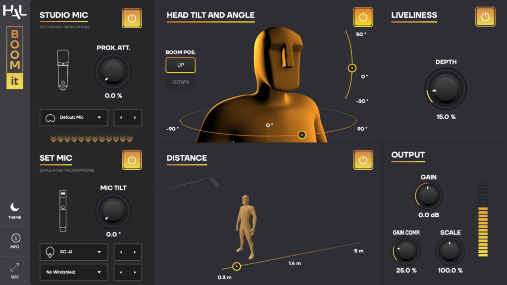 Boom-it UI to create dialogue immersion